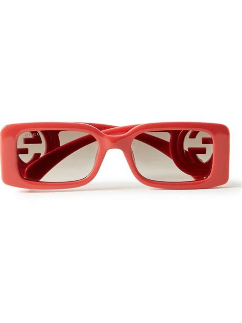 gucci ss0077sk|Gucci Casual Rectangular Sunglasses.